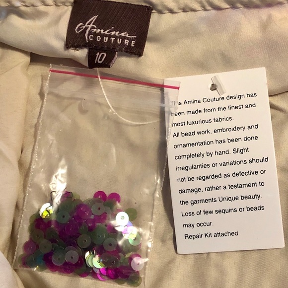 Colorful sequined one shoulder top - Picture 7 of 10